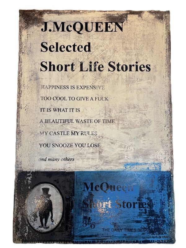 James McQueen - Selected Short Love Story (Print, Blue)