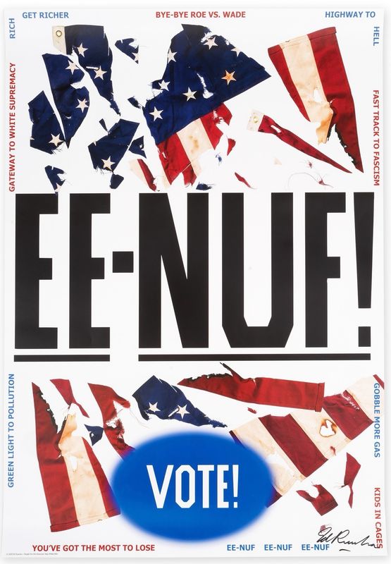 Ed Ruscha - EE-NUF! (Signed Print)