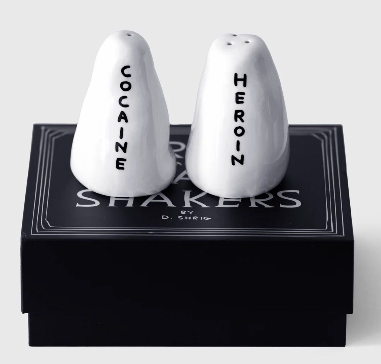 David Shrigley - Cocaine &amp; Heroin Shakers