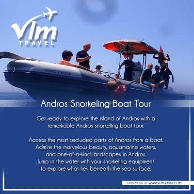 Andros Snorkelling Boat Tour