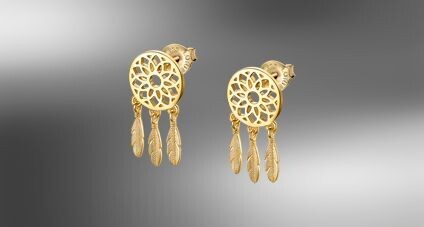 Lotus Earrings - LP1998-4/1