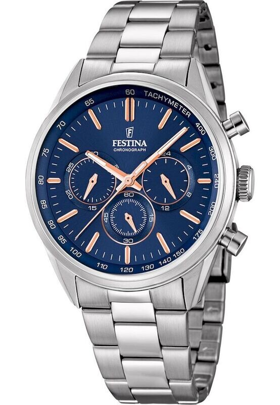 Festina Herren Armbanduhr mit Chronographen