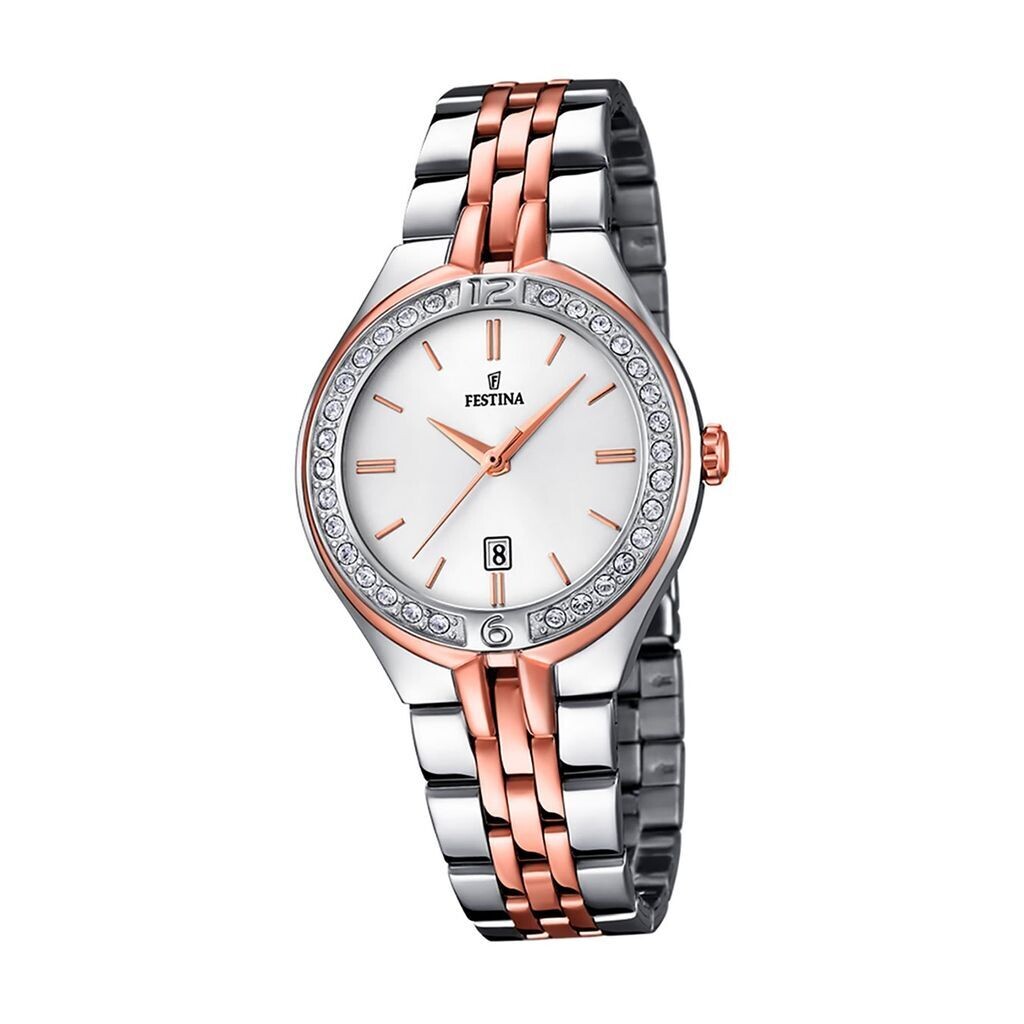 Festina Damen Armbanduhr in bicolor