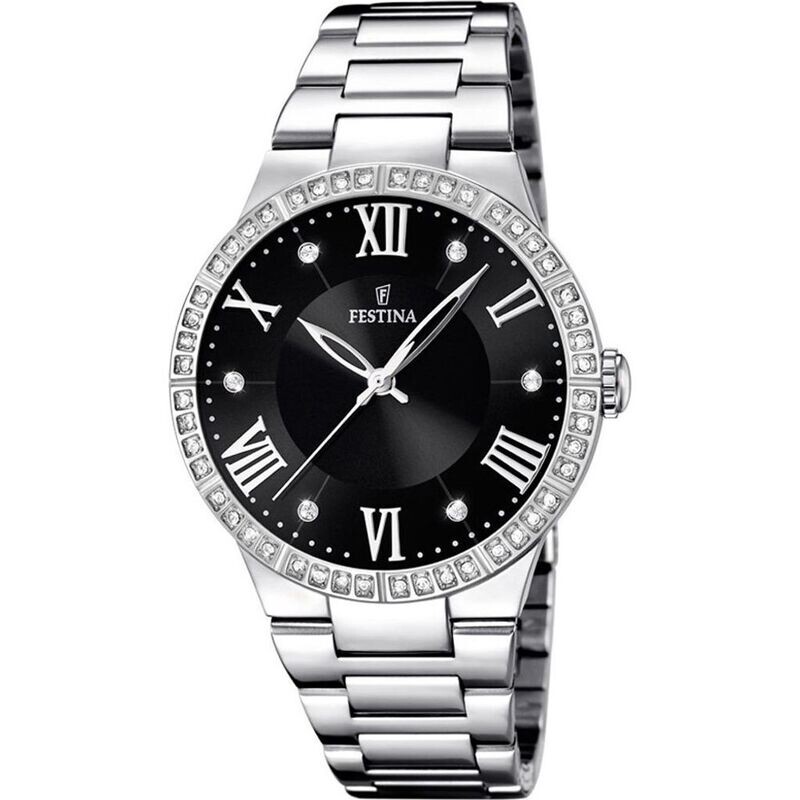 Festina Damen Armbanduhr Mademoiselle Edelstahl