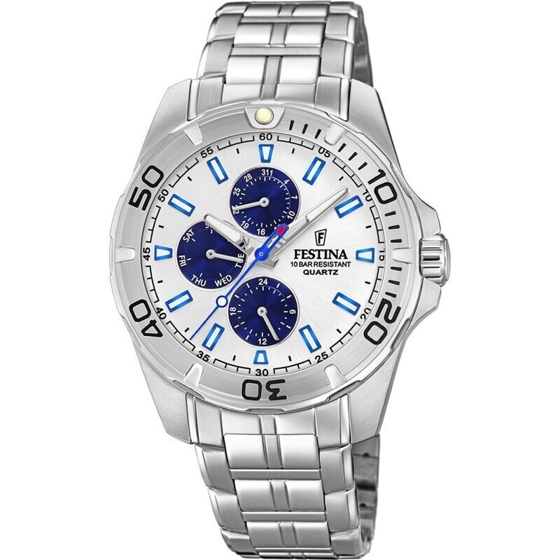Festina Herren Armbanduhr mit Chronographen - Multifunktion