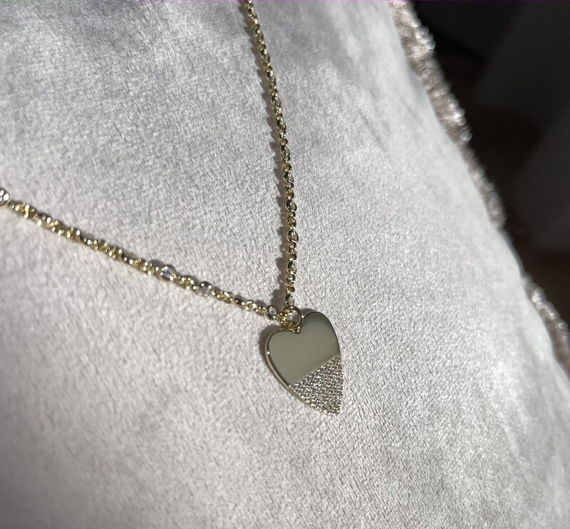 Ella Necklace - vergoldet mit Zirkonias besetzt