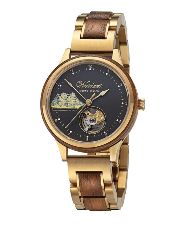 Seute Deern Automatik Damenuhr Gold