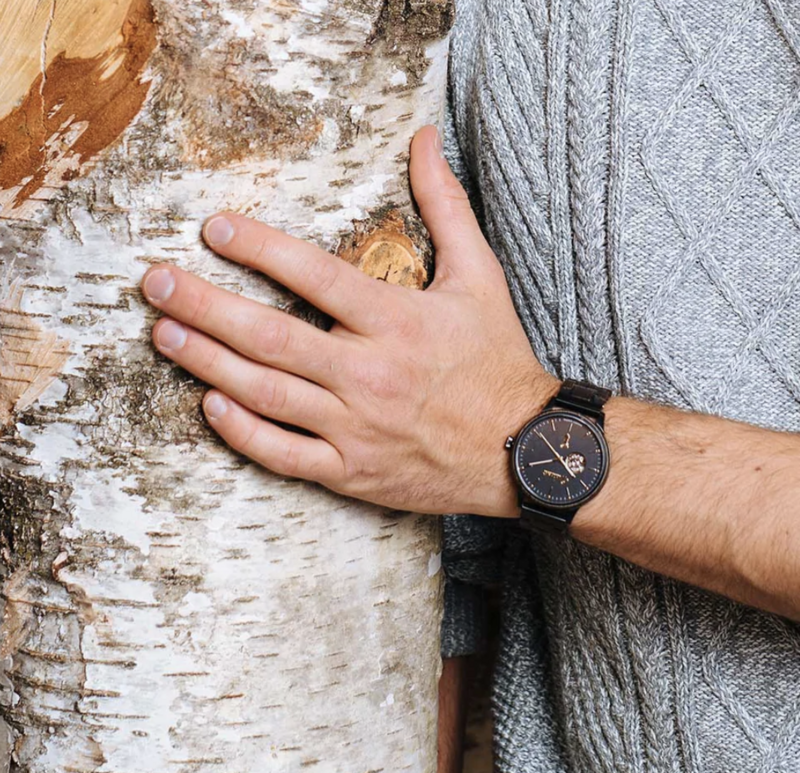 Mystic Automatik Herrenuhr Mit Holzband