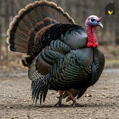 ديك رومي حجم وزن من 5 كيلو الي 7 كيلو