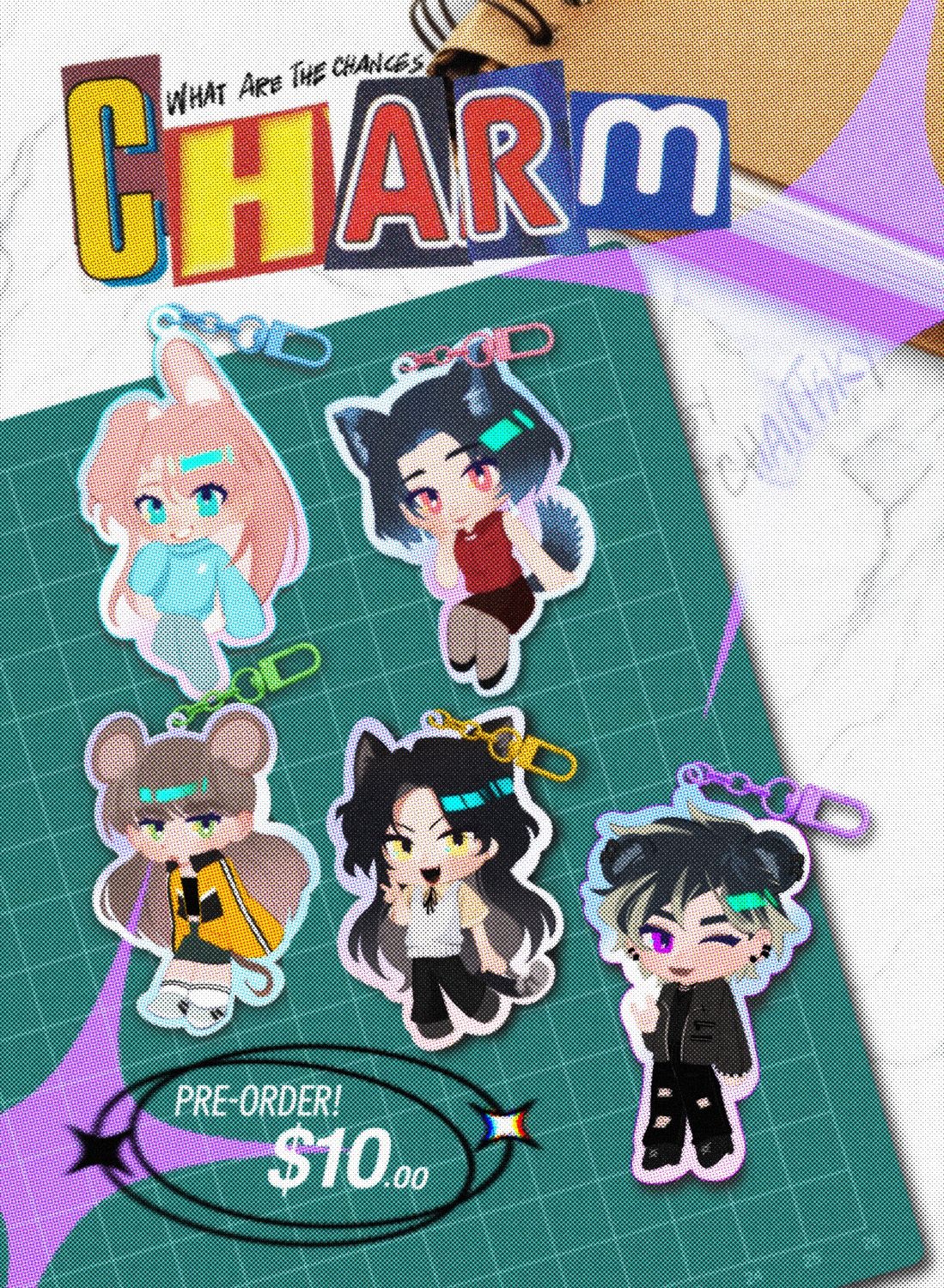 What are the Chances KEYRING CHARM