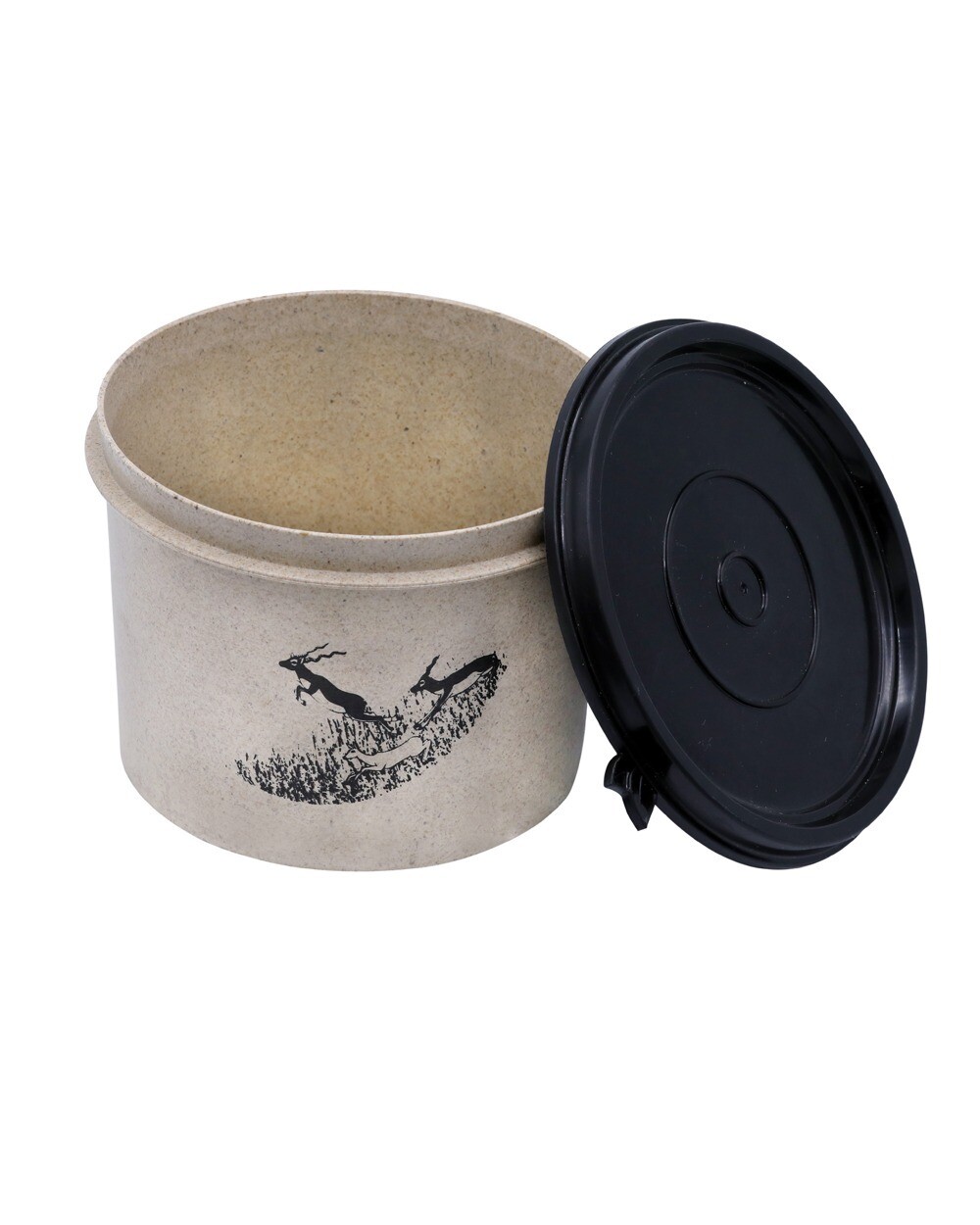 Ecological Rice Husk Lid Bowl