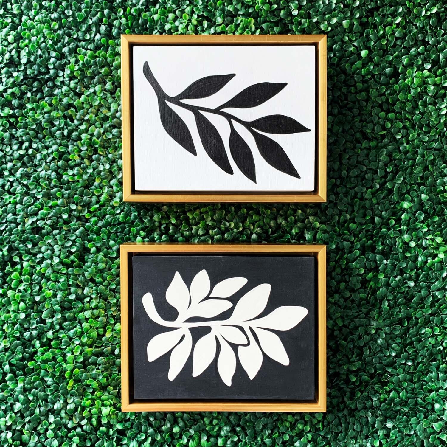 A LEAFY DIPTYCH