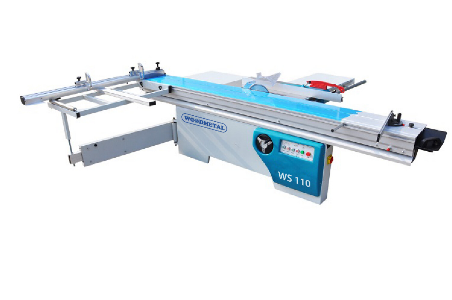 WOODMETAL Sliding Table Saw WS 110 with Hand Wheel (7.5Hp)