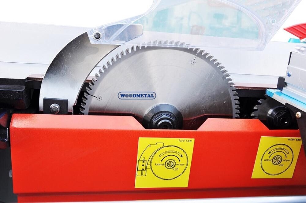 WOODMETAL Sliding Table Saw WS 110 with Hand Wheel (7.5Hp)