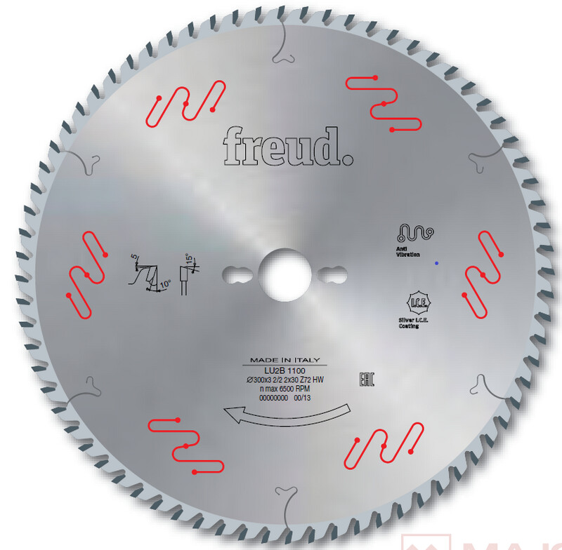 LU2B 1100 - Freud Saw Blade for Hard and Soft Solid Wood 300mm