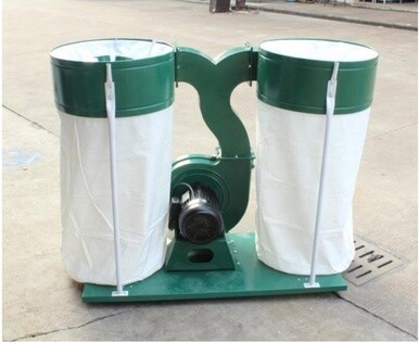 4.0kw 5.5hp WOODMETAL Dust Extractor/Dust Collector with Two Bags