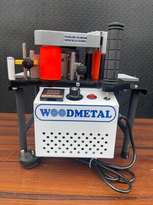 WOODMETAL WE 10B Portable Edge Banding machine For Straight Curve MDF Boards PVC ABS Manual Edge Bander