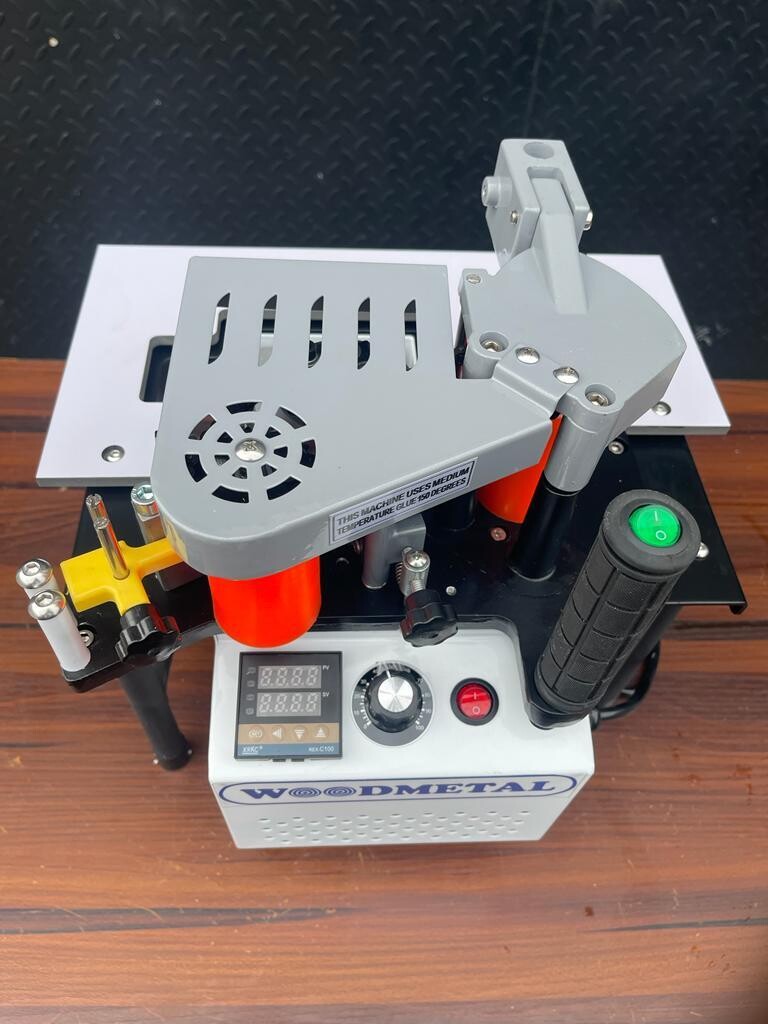WOODMETAL WE 10B Portable Edge Banding machine For Straight Curve MDF Boards PVC ABS Manual Edge Bander