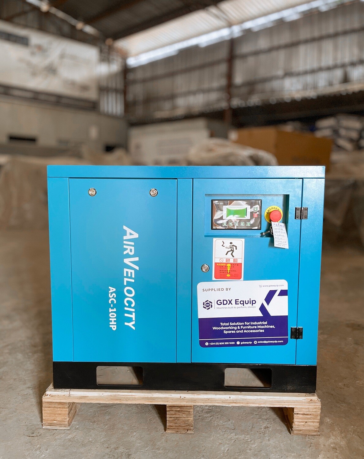 AIRVELOCITY 7.5kw 10hp Fixed Speed Screw Air Compressor