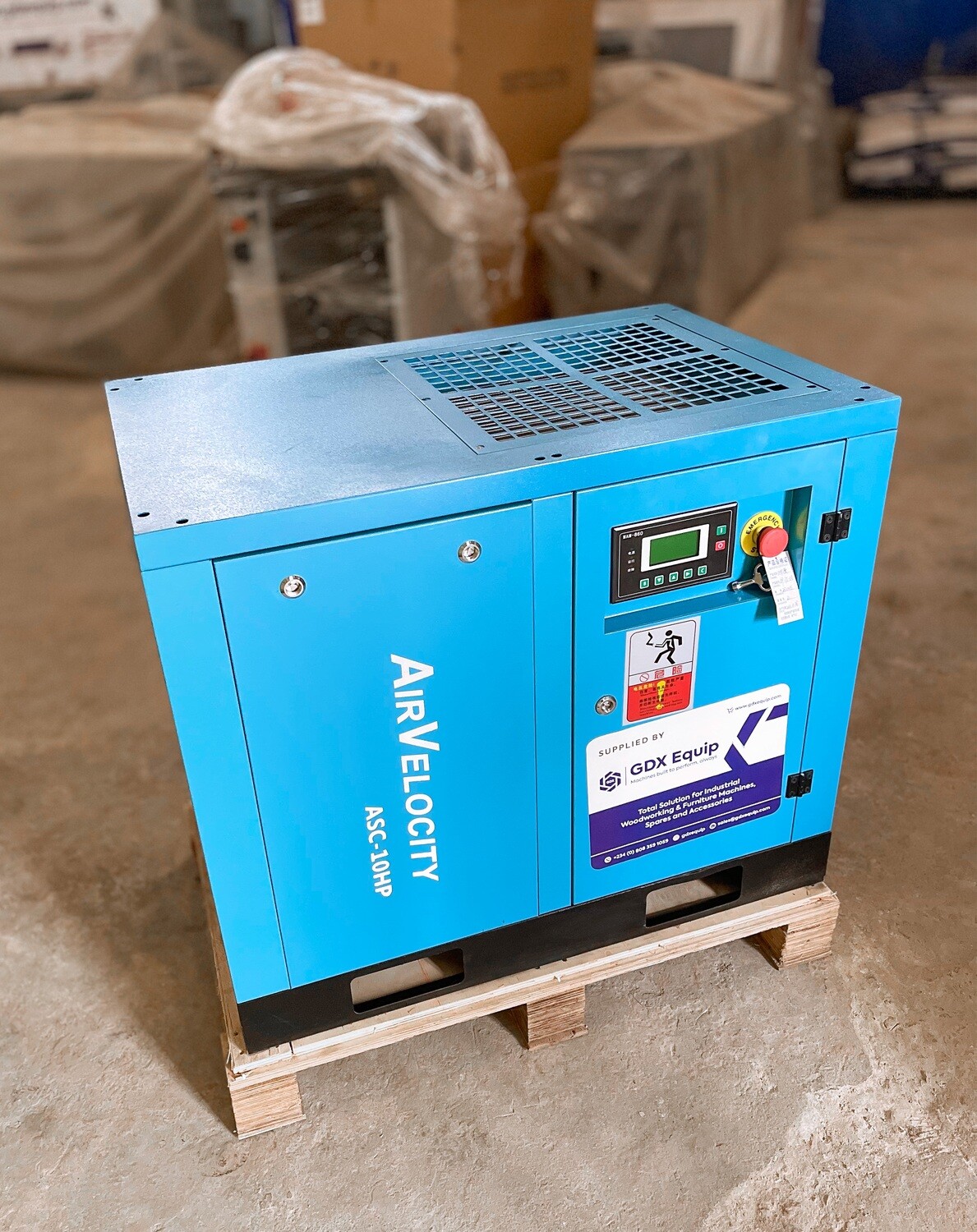 AIRVELOCITY 7.5kw 10hp Fixed Speed Screw Air Compressor
