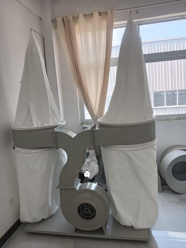 4.0kw 5.5hp WOODMETAL Dust Extractor/Dust Collector with Two Bags