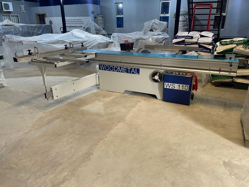 WOODMETAL Sliding Table Saw WS 110 with Hand Wheel (7.5Hp)