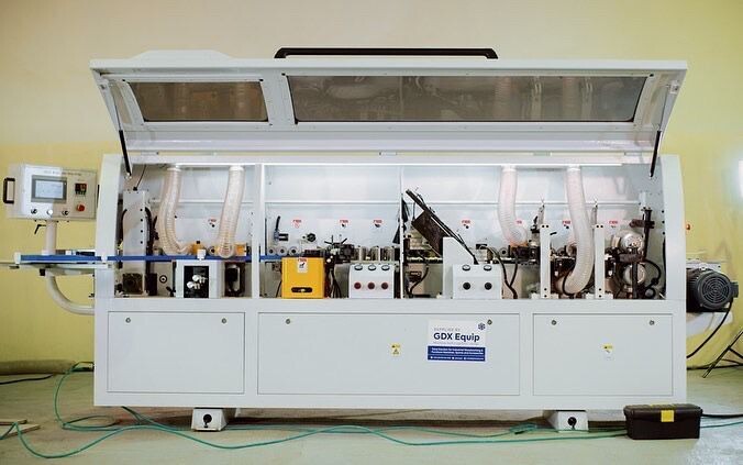 WOODMETAL WE 50XY 6-Function Edge Bander with Pre-Milling