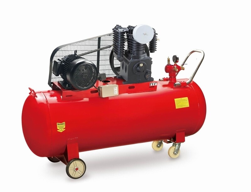 10hp Piston Air Compressor with 300L Tank - Four Cyclinders