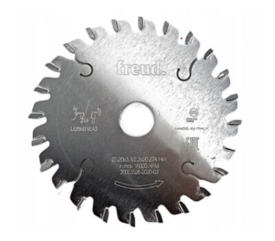 LI25M31EA3 - FREUD Adjustable Scoring Saw Blade for MDF, HDF, MFC, Acrylic - 120 x 3.1 x 20mm Z24
