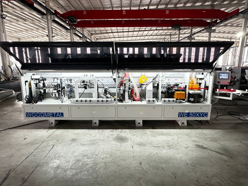 WOODMETAL WE50XYC 7 Function Edge Banding Machine with Pre-heating and Corner Rounding