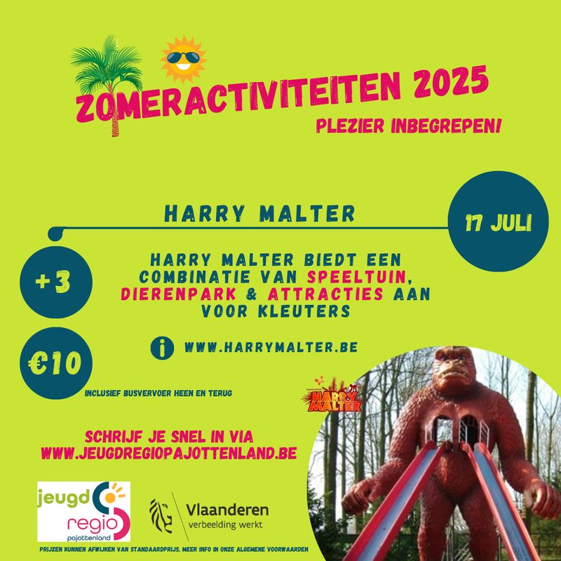 zomeractiviteit: Harry Malter 17/07/2025