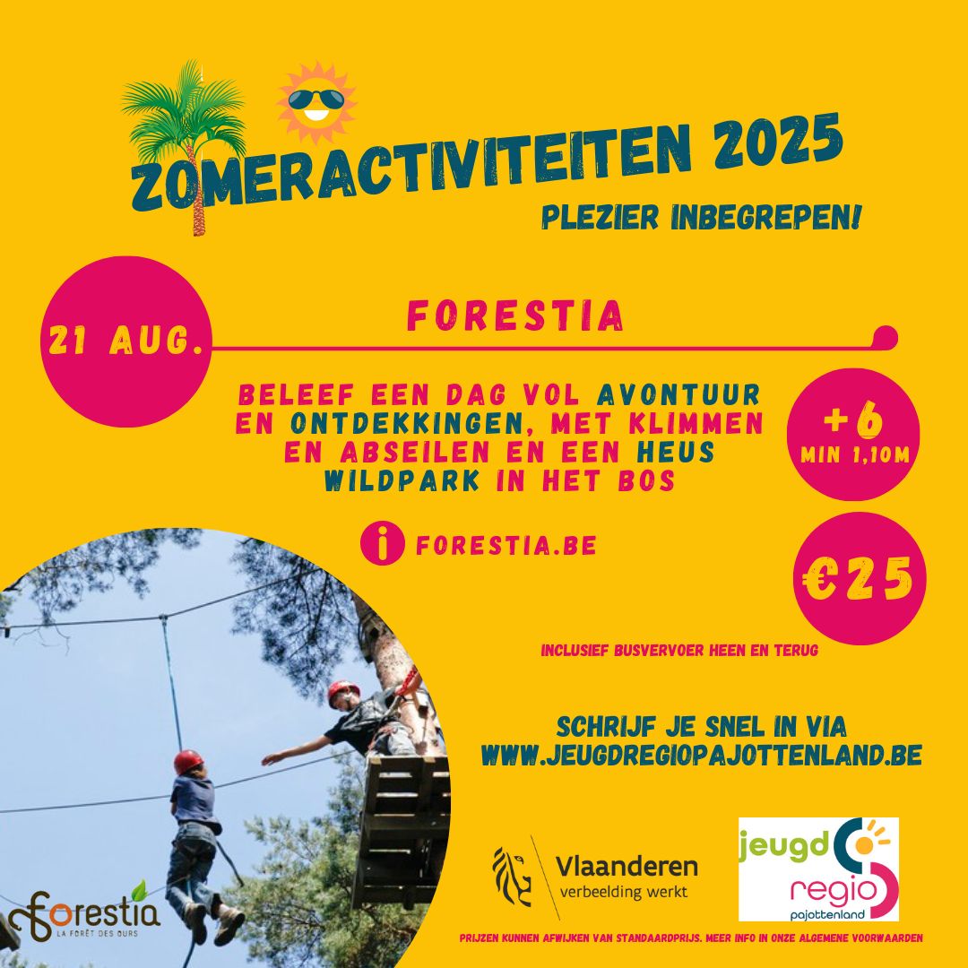zomeractiviteit: Forestia 21/08/2025