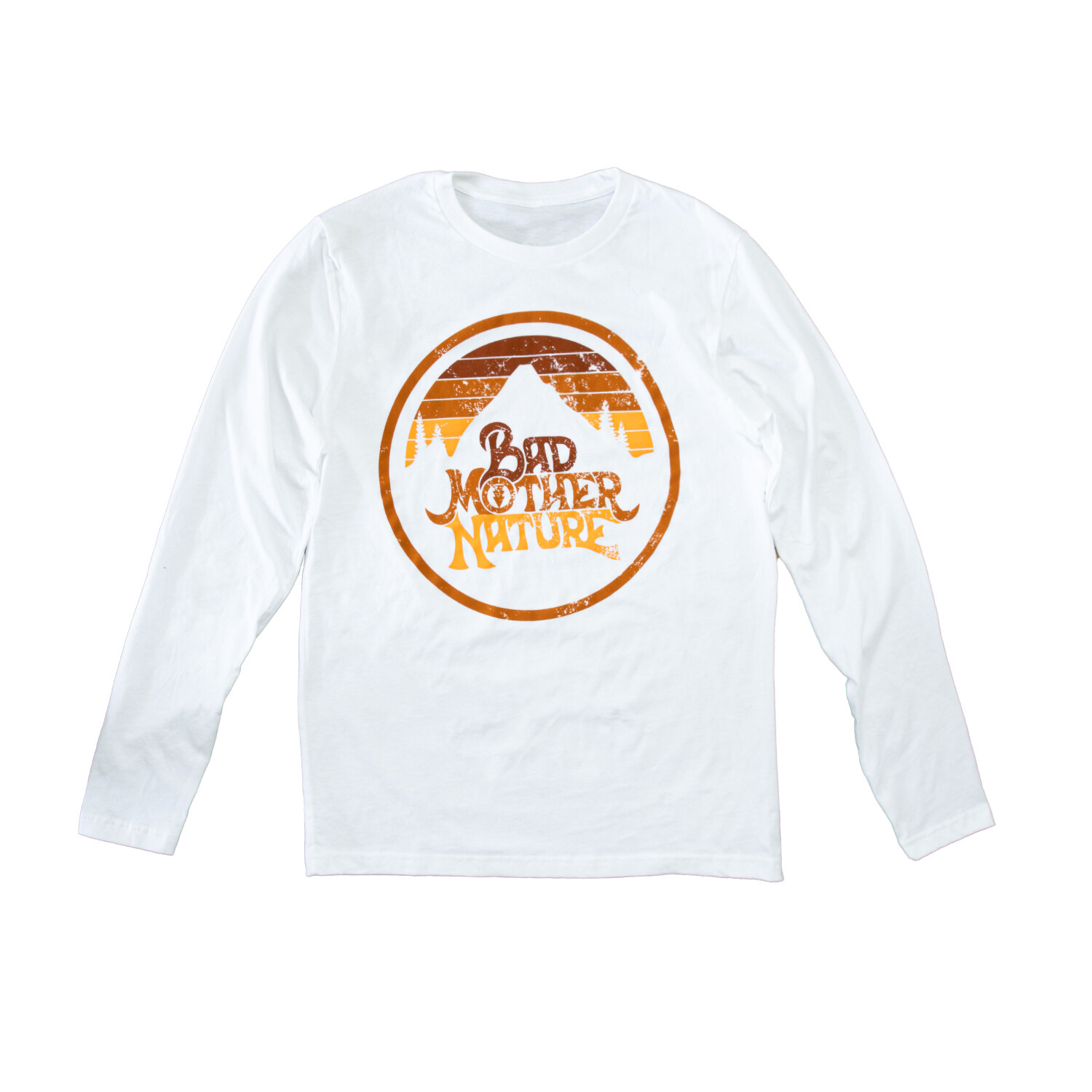 Long-Sleeve Mountain Logo T-Shirt