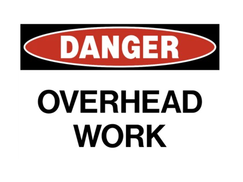 DANGER-Overhead Work (SMALL)