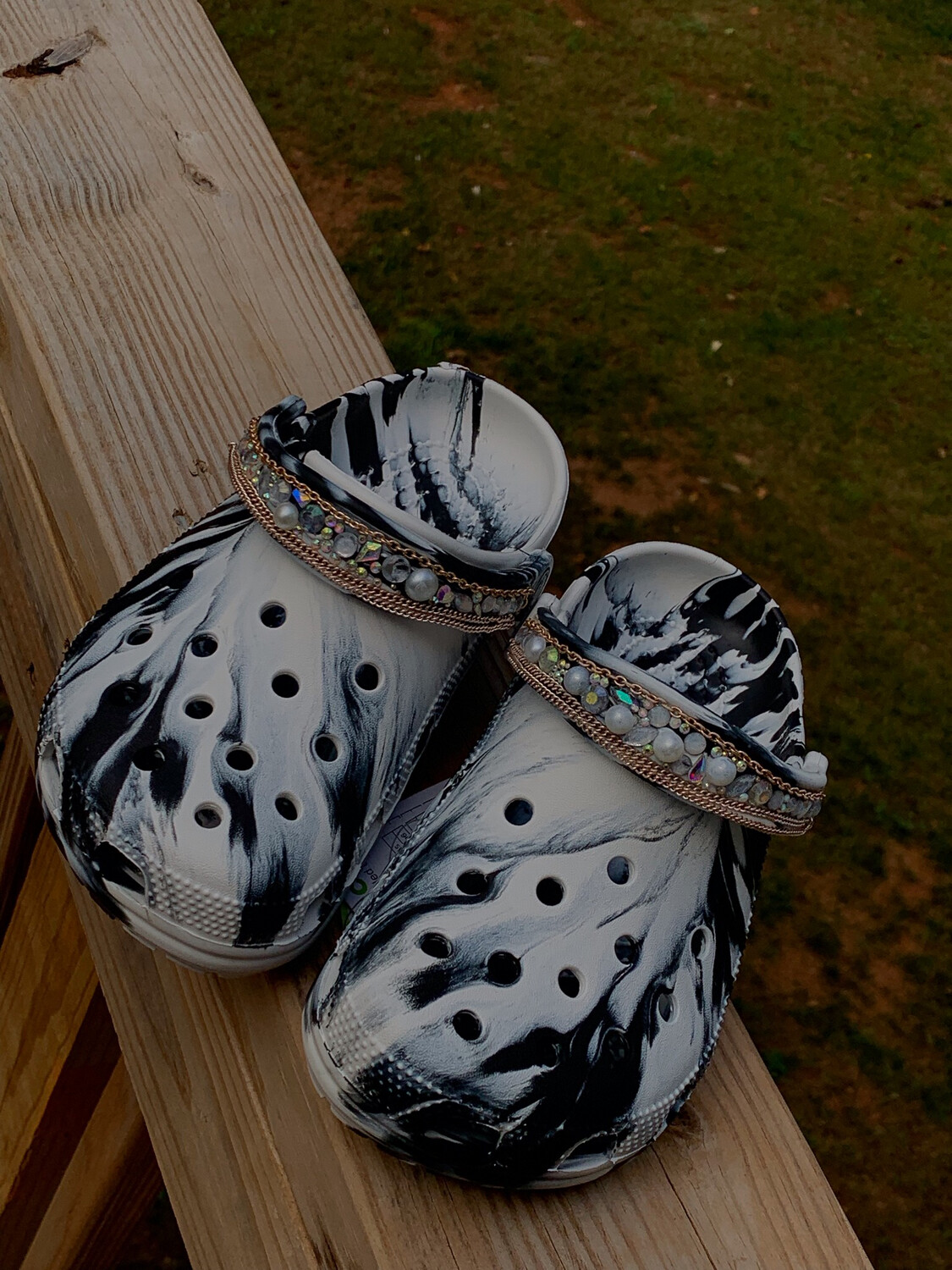 Simple Bling Krocs ( Adults )