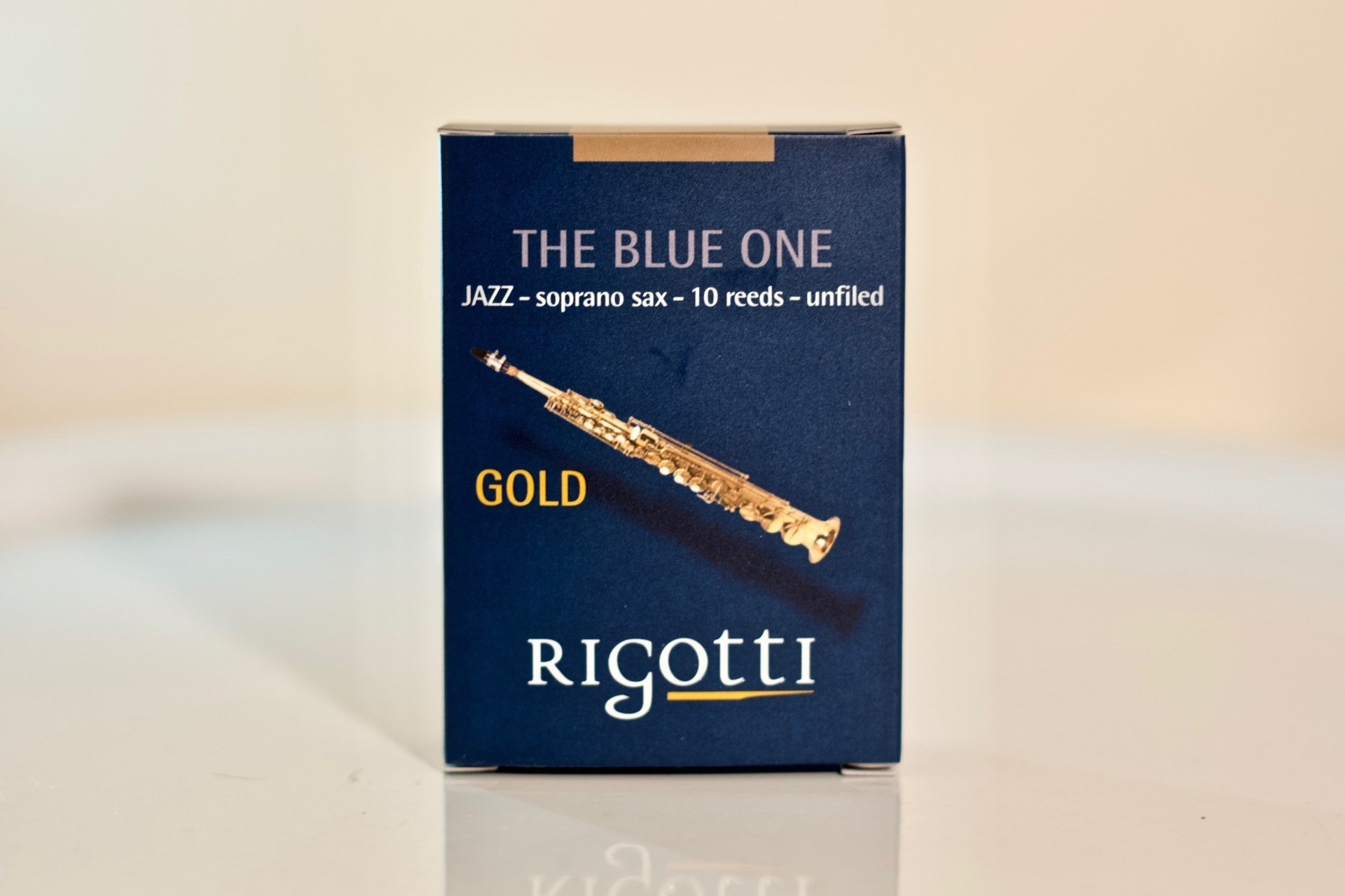 Palheta Rigotti Saxofone Soprano Jazz Gold