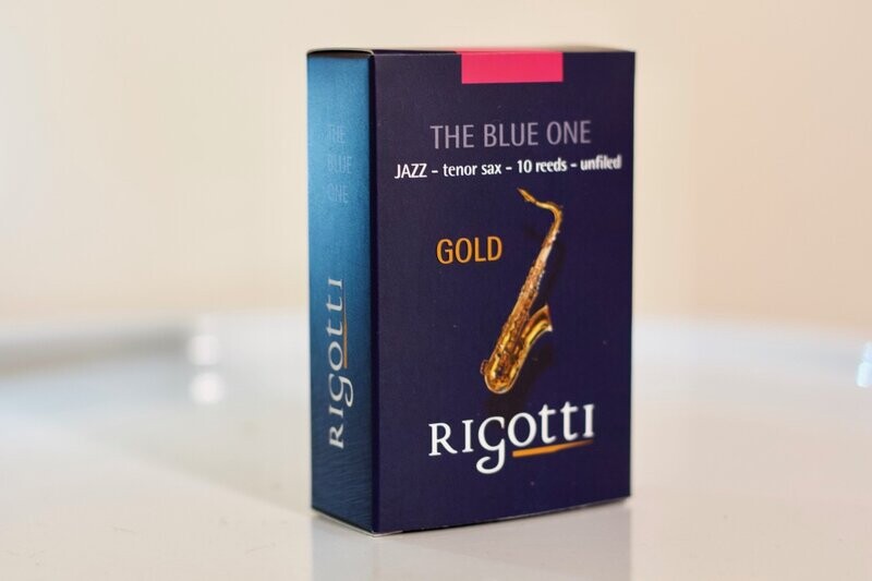 Palheta Rigotti Saxofone Tenor Jazz Gold