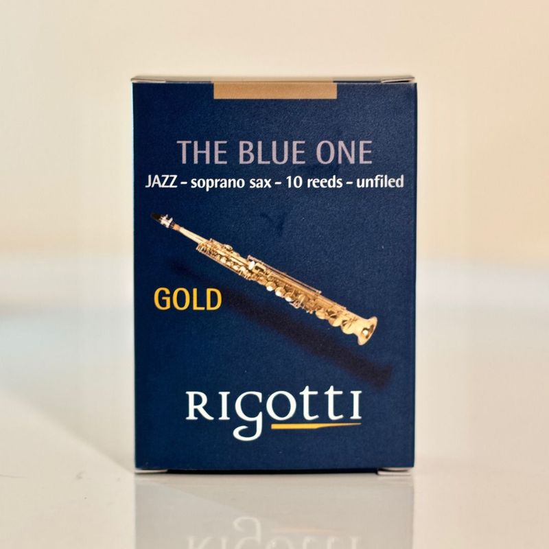 Palheta Rigotti Sax Soprano - BLUE