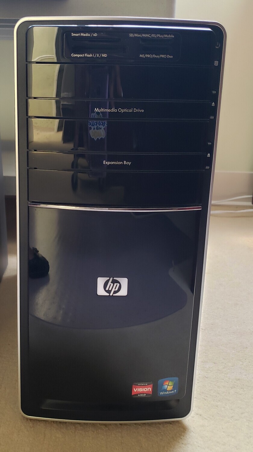 Tower CPU and monitor