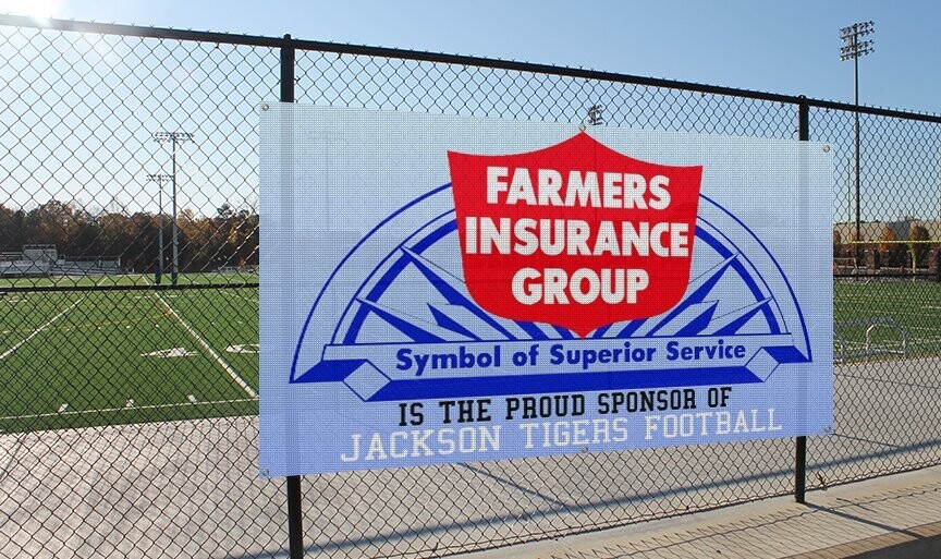 Mesh - Fence Banner (Price based upon 144 sq ft)