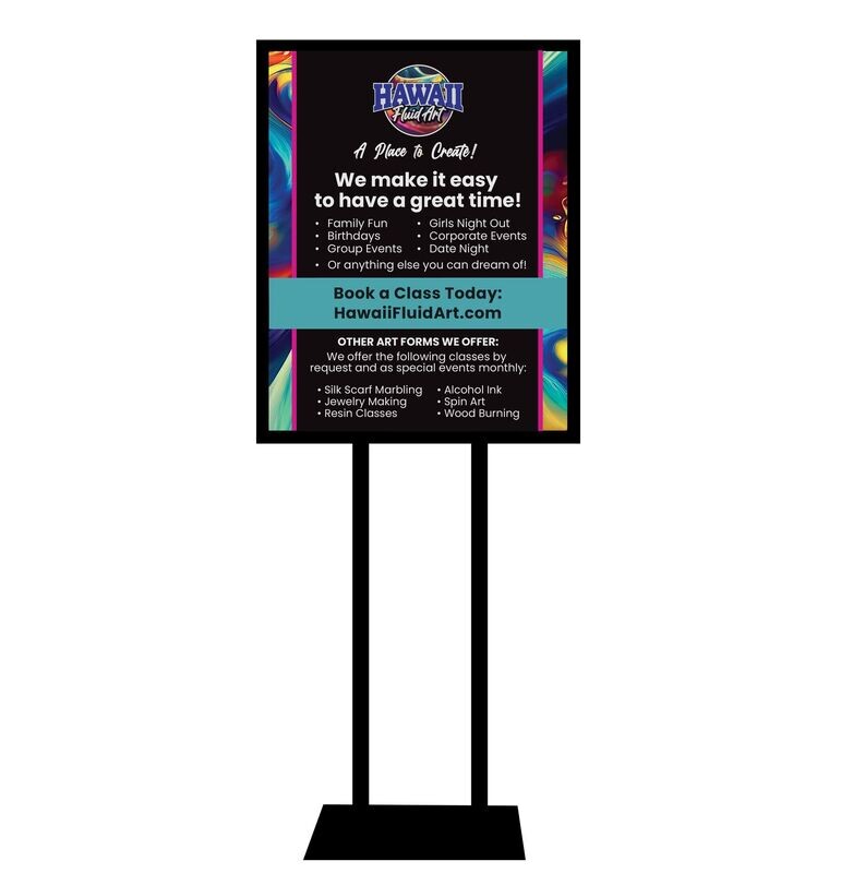 Free Standing Sign (60 inches Tall)