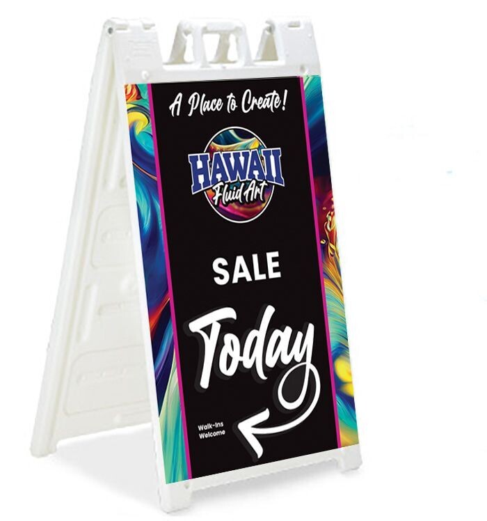 A-Frame Signage (Double Sided)- Sale Today