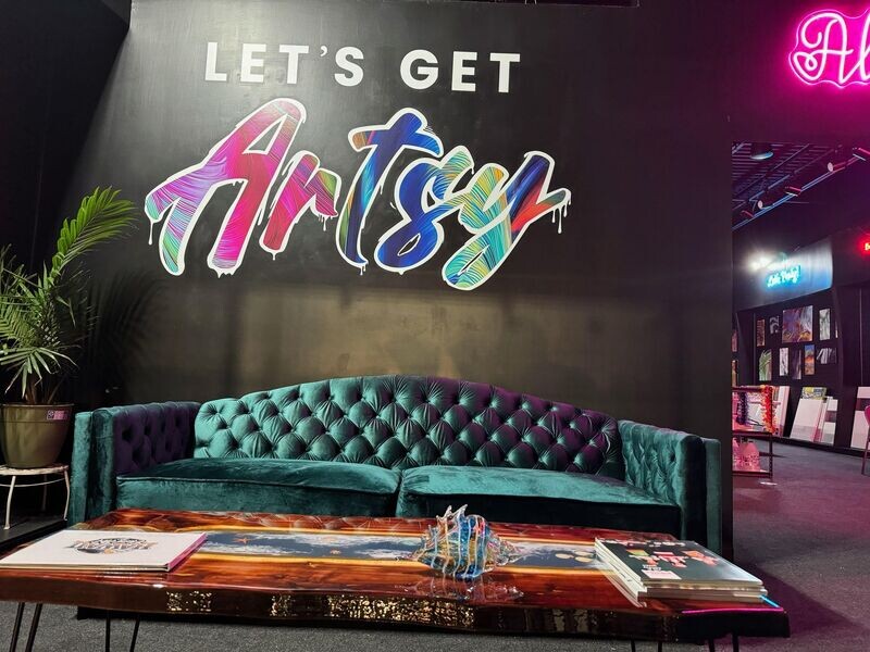 Vinyl Wall Messages Lets Get Artsy