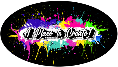 A Place to Create! Paint Splatter Wall/Window Decal Paint Splatter Wall/Window Decal