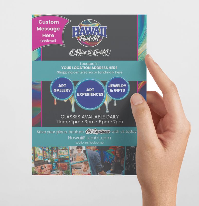 Postcard/Direct Mail: Large Size: 6.5 in x 9 in.