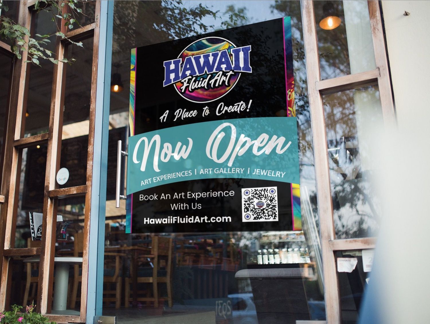 Window Posters- Opening Soon (2 colors, 3 sizes options)