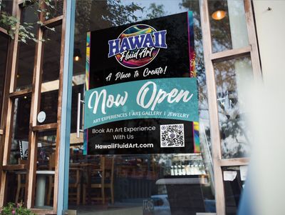 Window Posters- Opening Soon (2 colors, 3 sizes options)