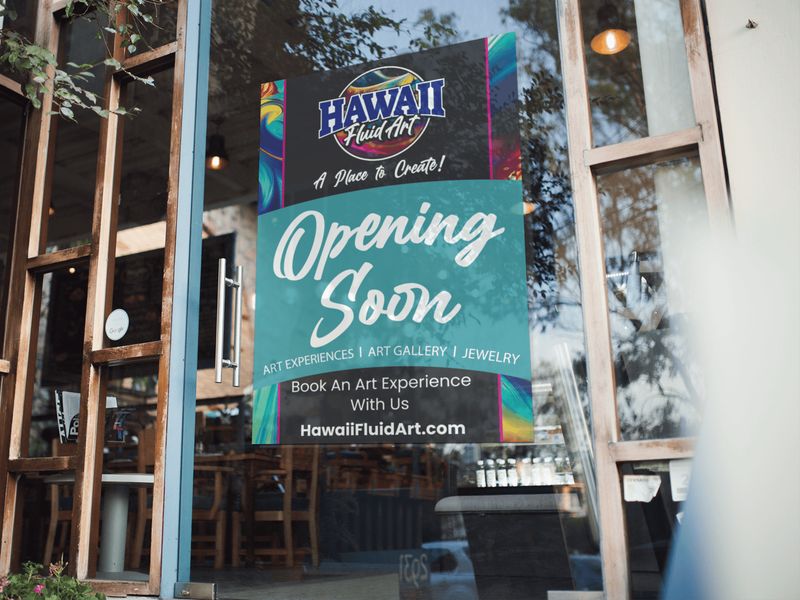 Window Posters Teal (3 size options)