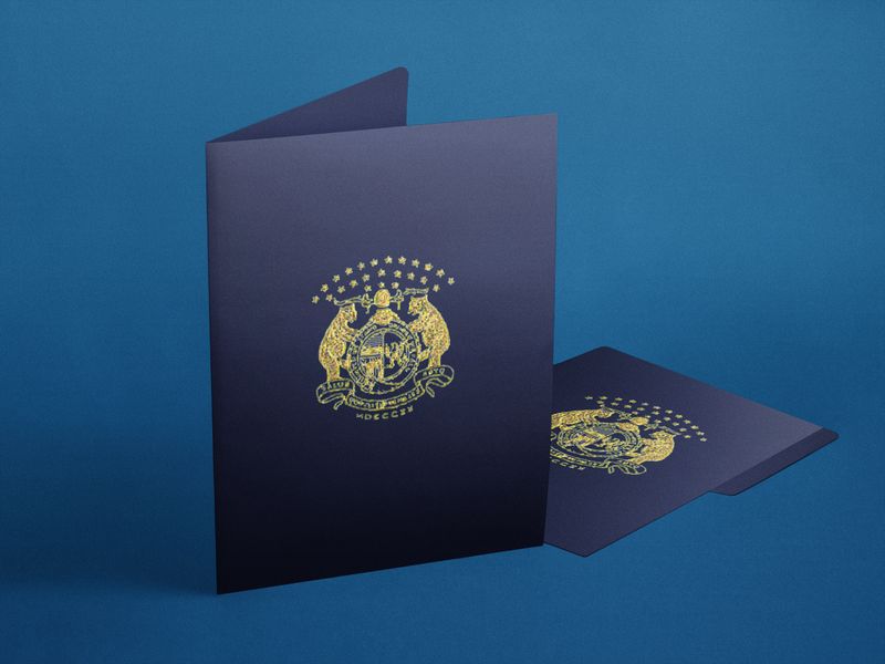 Folders (Gold Foil) - JCMO Folders (Gold Foil) - JCMO