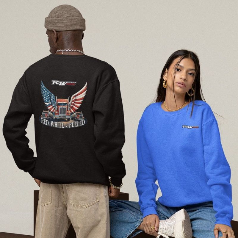 Crew Neck Sweatshirt (Patriotic)